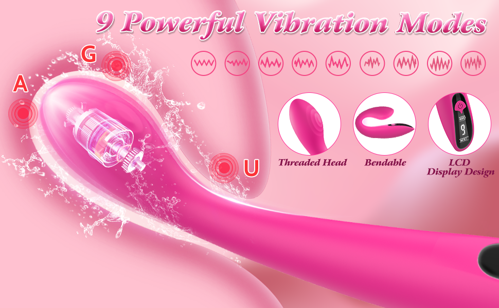 Que Rung Loviss Mia có màn hìnhMassage Wand Clitoral Vibrator G Spot Dildo Bullet Electric Rose Female Vibrator Sex Toys for Women