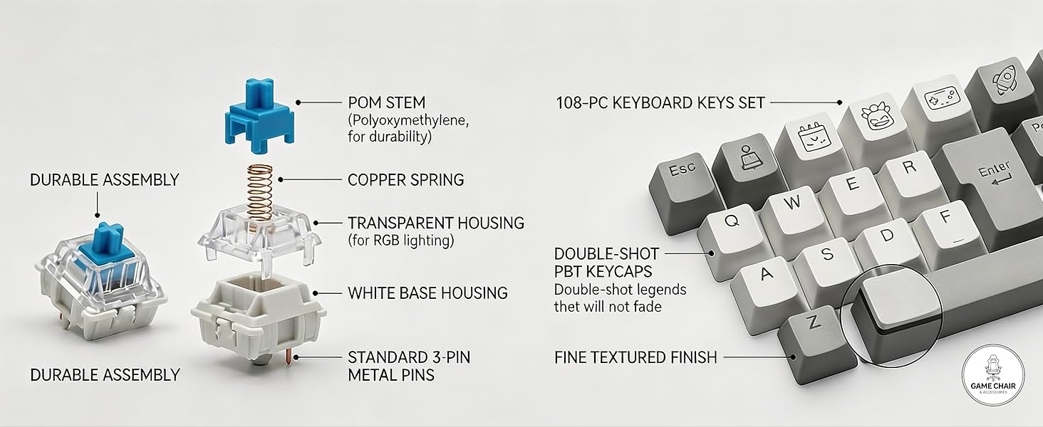 Nút switch box bàn phím cơ thay thế cho phím cơ