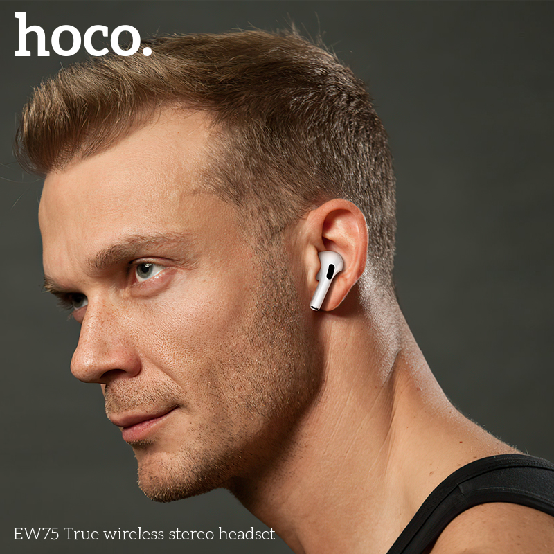 Tai nghe Bluetooth HOCO EW75 chính hãng | Kết nối ổn định | Pin lâu | Thiết kế gọn nhẹ | Chống ồn hiệu quả | Giá tốt | Vi Tính Hóc Môn