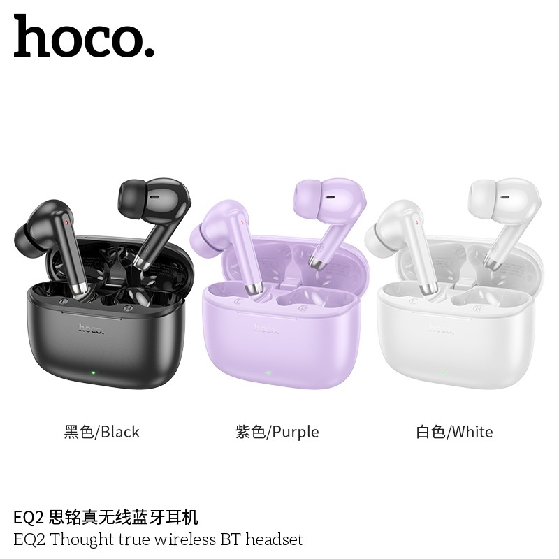 Tai Nghe Bluetooth Hoco EQ2 | Nhét Tai Không Dây | Có Mic Đàm Thoại | Pin 7 Giờ Nghe Nhạc | Âm Thanh Chuẩn Hifi | Vi Tính Hóc Môn