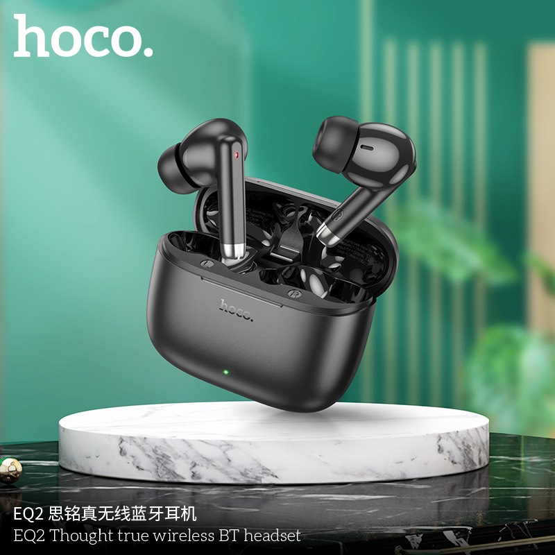 Tai Nghe Bluetooth Hoco EQ2 | Nhét Tai Không Dây | Có Mic Đàm Thoại | Pin 7 Giờ Nghe Nhạc | Âm Thanh Chuẩn Hifi | Vi Tính Hóc Môn