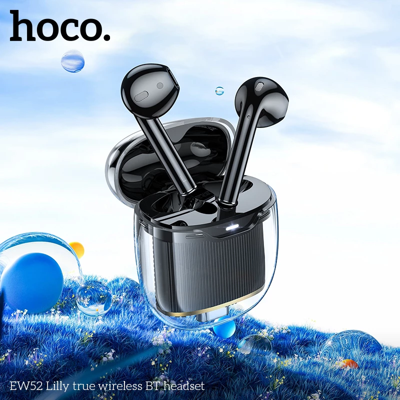 Tai nghe Bluetooth Hoco EW52 TWS không dây âm thanh nổi | Chất âm sống động | Thiết kế gọn nhẹ | Kết nối ổn định | Pin bền lâu | Vi Tính Hóc Môn