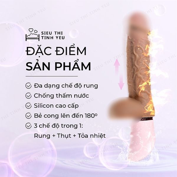 Dương vật giả đa năng TSN Joker Dildo | Máy rung dương vật chân thực | 7 chế độ rung mạnh mẽ | Cảm biến thông minh hiện đại | Tự động làm nóng | Đồ chơi tình dục cao cấp | Đồ Chơi Tình Yêu | Vi Tính Hóc Môn