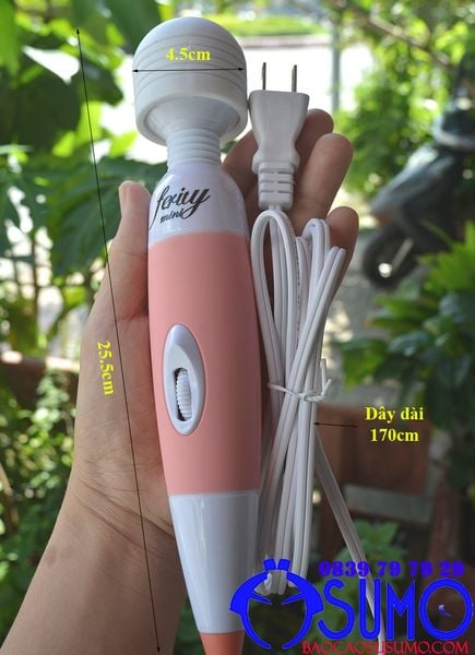 Chày rung massage toàn thân Ferity | Cắm điện trực tiếp tiện lợi | Công suất mạnh mẽ | Đầu rung cỡ trung | Giúp thư giãn cơ thể | Sản phẩm chính hãng, bền bỉ | Vi Tính Hóc Môn