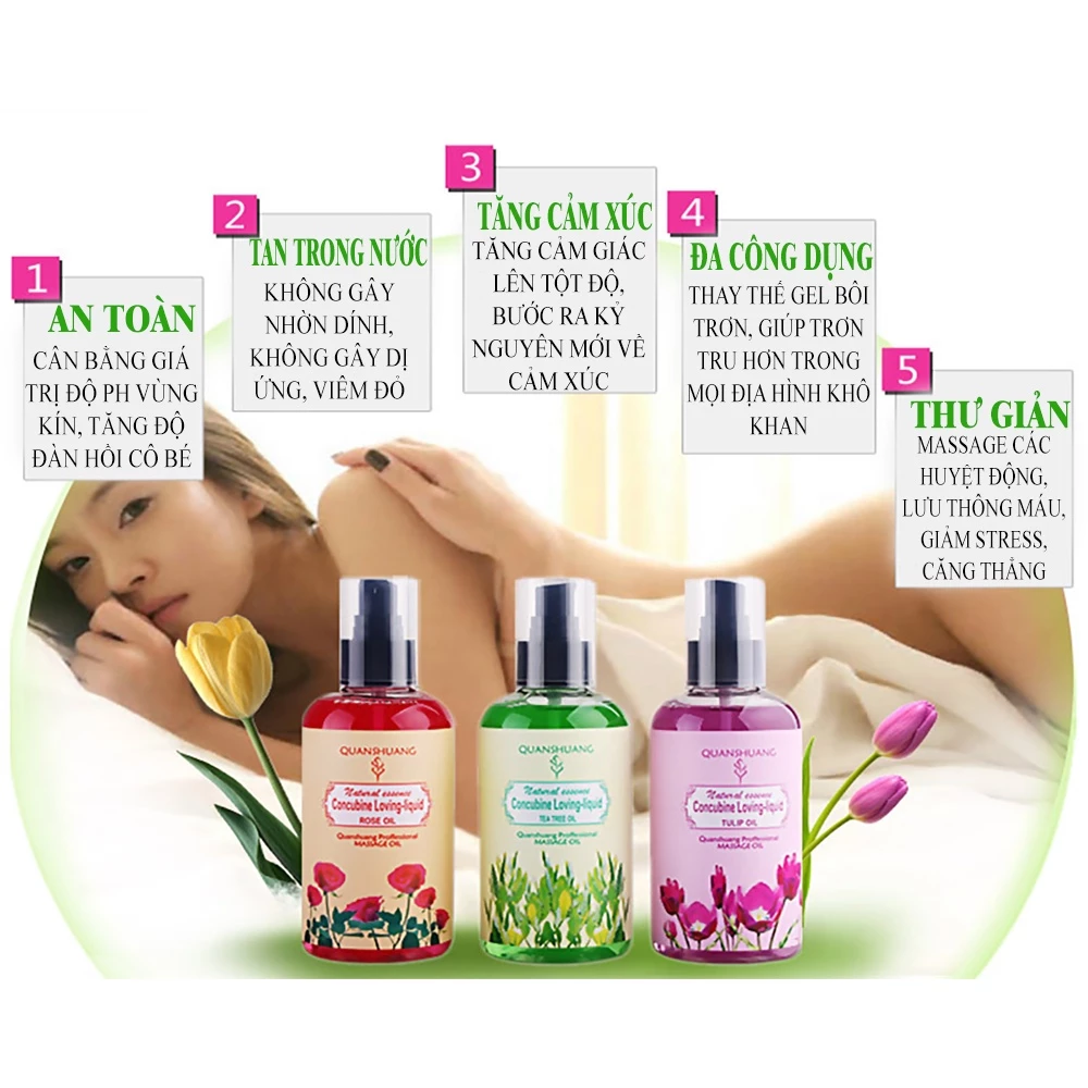 Dầu Massage Body Yoni thư giãn | Massage toàn thân dưỡng da | Ba mùi hương lựa chọn | Dung tích 220ml | Dùng cho spa & gia đình | Hỗ trợ thư giãn huyệt đạo | Vi Tính Hóc Môn