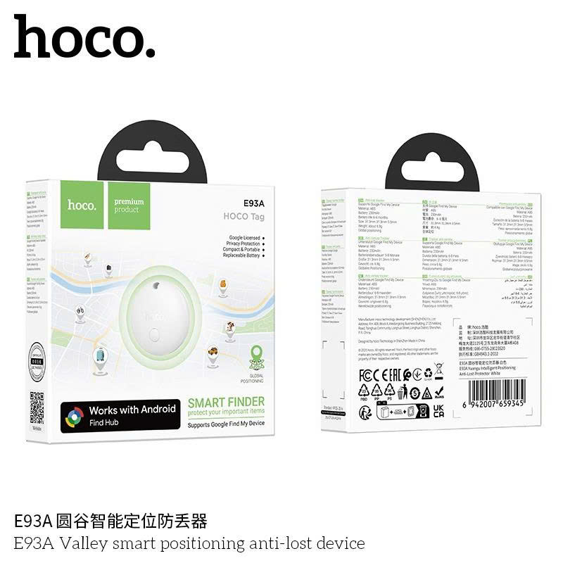 Thiết bị định vị Hoco E93A | Hỗ trợ Định Vị cho Android tiện lợi | Công nghệ Airtag theo dõi thông minh | Thiết bị chống thất lạc đa năng | Định vị chính xác thời gian thực | Phụ kiện Hoco chính hãng | Vi Tính Hóc Môn