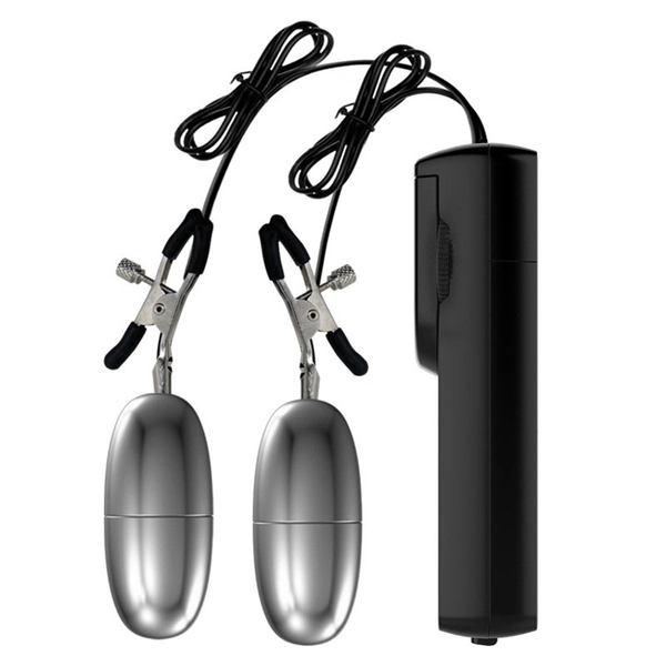 Kẹp vú rung inox đa tần số Nipple Sextoy, Kích thích vú | Kẹp vú rung cực mạnh đa chế độ | Kích thích đầu ti inox rung cực khoái | Đồ chơi tình yêu cho nữ và cặp đôi | Sản phẩm kích dục inox cao cấp | Vi Tính Hóc Môn