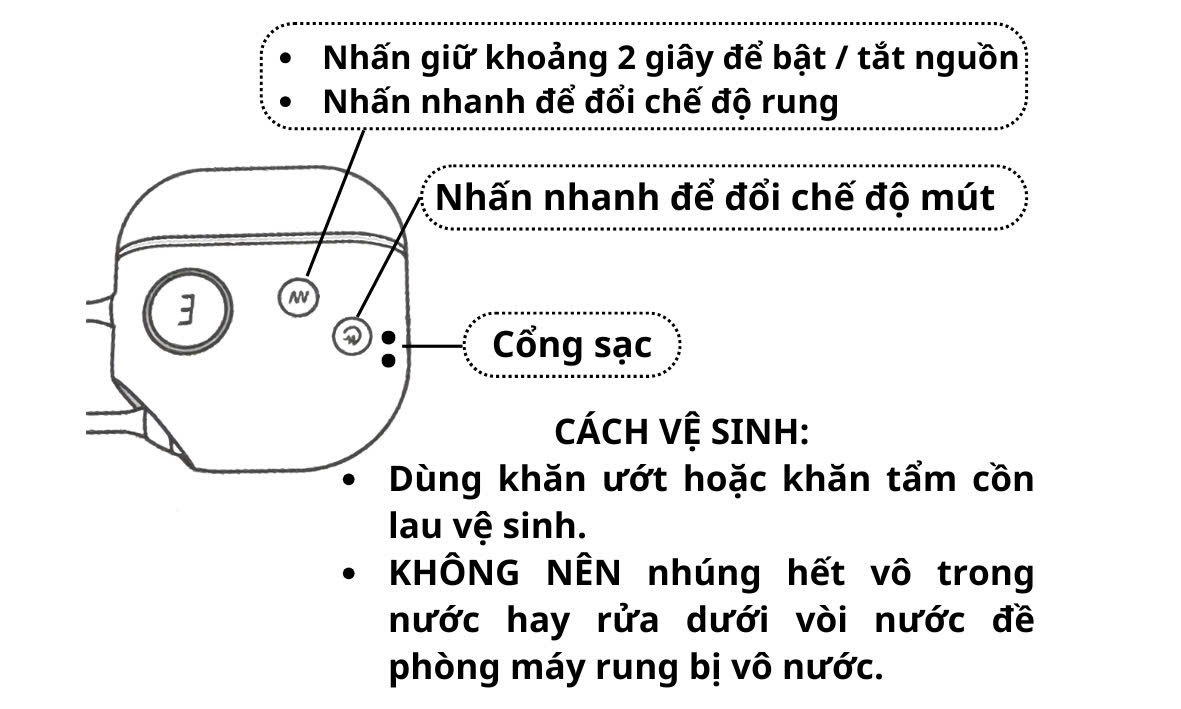 Máy rung 2 in 1 ngụy trang Airpod, mút ti| Trứng Rung 2 in 1 mút , trứng tròn | Máy rung mini | Sextoy nữ | Đồ chơi người lớn | Máy rung kích thích | Thiết bị thư giãn | Vi Tính Hóc Môn