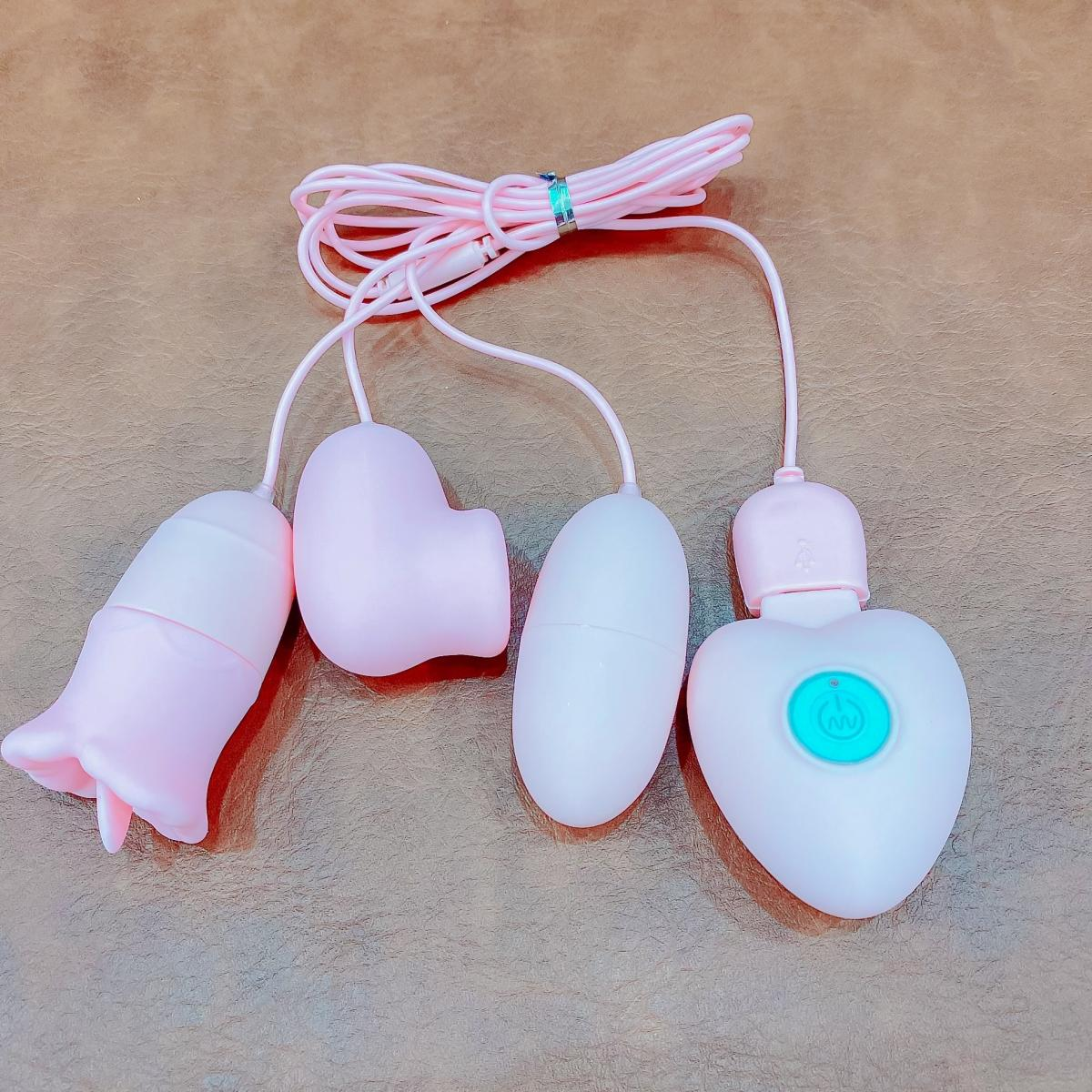 Trứng Rung Anki 3in1 Rung + Hút + Liếm | Trứng Rung Kết Hợp Lưỡi Liếm Bú Mút 3 in 1 Sạc USB | Wireless Vibrating Egg | Remote Control Love Egg | Bluetooth Vibrating Egg | Vibrating Bullet Egg | Wearable Vibrating Egg | Vi Tính Hóc Môn
