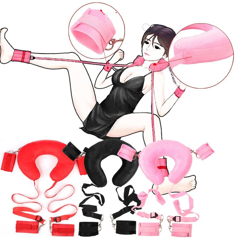 Bộ dây trói BDSM cao cấp | Còng tay chân có đệm | Gối chữ U êm ái | Phụ kiện couple | Khóa mềm an toàn | Điều chỉnh linh hoạt | Đồ chơi tình yêu | Bộ trói giường tiện lợi | Chất liệu mềm mịn | Hỗ trợ trải nghiệm mới | Giao hàng kín đáo | Vi Tính Hóc Môn