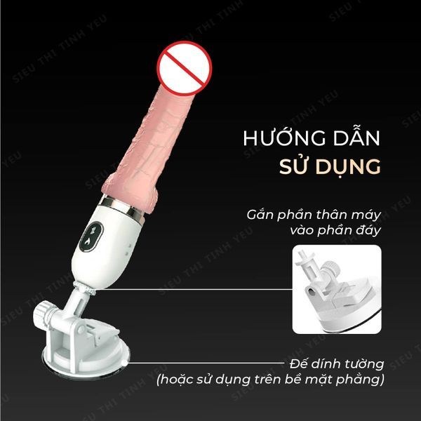 Dương vật giả dính tường Dibe Cyclone Fire 3