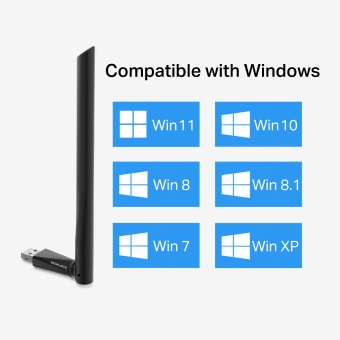 USB Wifi AC650 Mercusys MU6H Thu Wifi Cho Máy Tính Laptop 