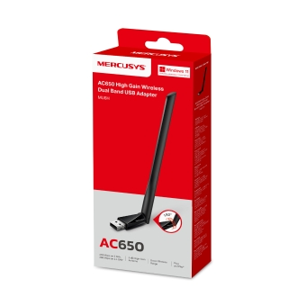 USB Wifi AC650 Mercusys MU6H Thu Wifi Cho Máy Tính Laptop 