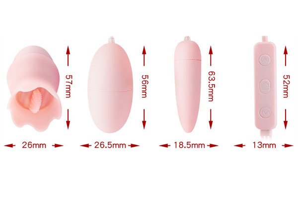 Trứng rung tình yêu hoa lưỡi 3in1 | Vi Tính Hóc Môn