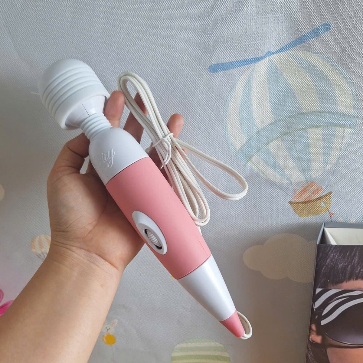 Tongue Sex AV Stick Black Lilo LL-B2114 | Chày Rung 2 Đầu 10 Chế Độ Rung | Thiết kế cao cấp | Vi Tính Hóc Môn