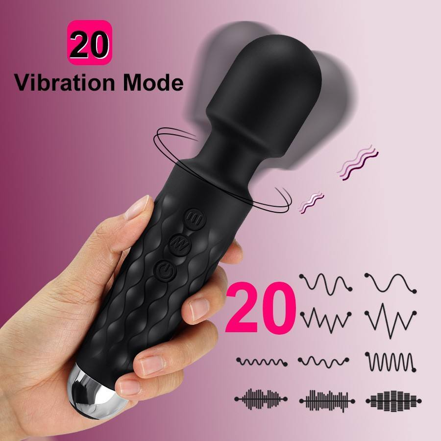 Chày Rung Massage AV Hồng Kong 20 Chế Độ Cao Cấp AV Stick
