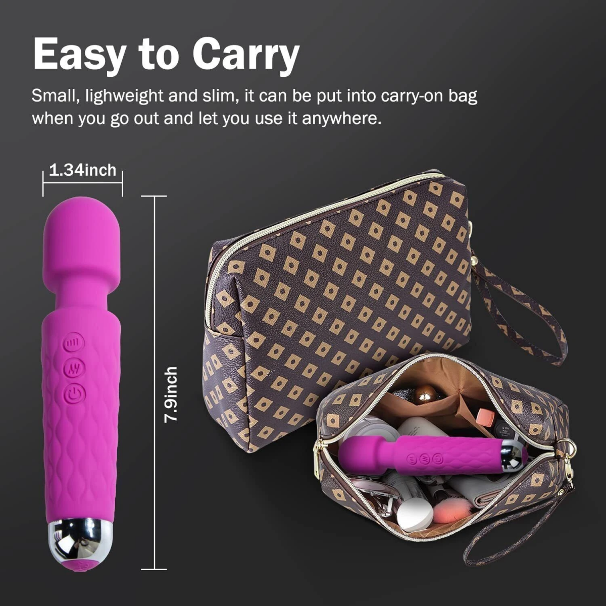Chày Rung Massage AV Hồng Kong 20 Chế Độ Cao Cấp AV Stick 