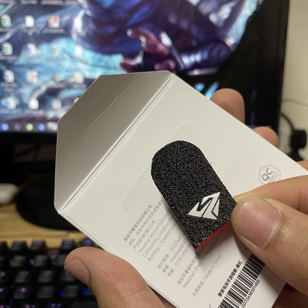 Bộ 2 ngón tay chơi game Shezi sợi bạc | Bao tay chơi game chống mồ hôi | Găng tay chơi game tăng độ nhạy cảm ứng | Phụ kiện chơi game mobile siêu mượt | Phụ kiện Shezi chính hãng dành cho game thủ | Vi Tính Hóc Môn