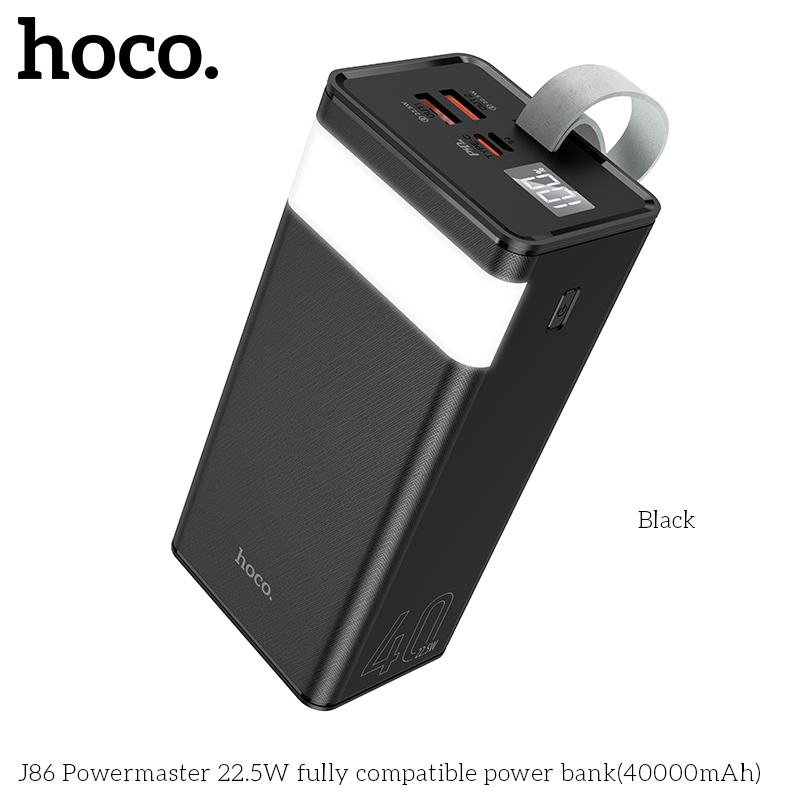 Pin dự phòng 40000mAh sạc nhanh 22.5W Hoco J86 chính hãng | Sạc siêu nhanh, dung lượng khủng | Bảo hành uy tín | Giá tốt | Vi Tính Hóc Môn