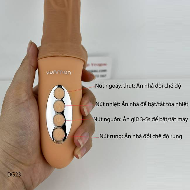 Dương Vật Giả YunMan INTENSE | Rung Thụt Tỏa Nhiệt Cầm Tay Cao Cấp | Đồ Chơi Người Lớn Chính Hãng | Vi Tính Hóc Môn | Đồ Chơi Tình Yêu Hóc Môn | Dương vật giả rung ngoáy thụt tỏa nhiệt Intense cao cấp