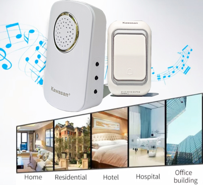 Chuông Cửa Không Dây DB668B Chính Hãng Âm Thanh Lớn Kết Nối Ổn Định | Vi Tính Hóc Môn