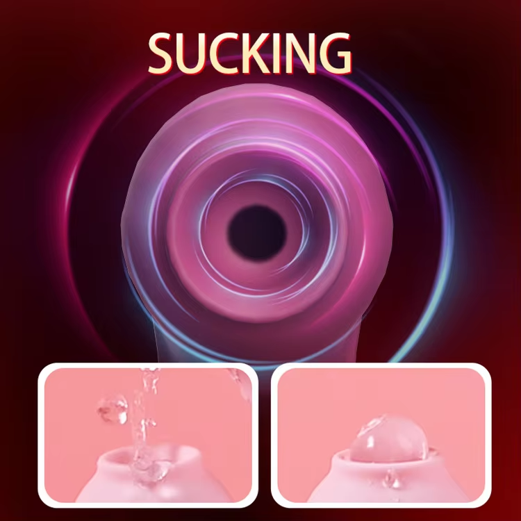 Dương vật thụt hút Lilo 10 Frequency Sucking Vibrator Dildo Vibration for Female Masturbation