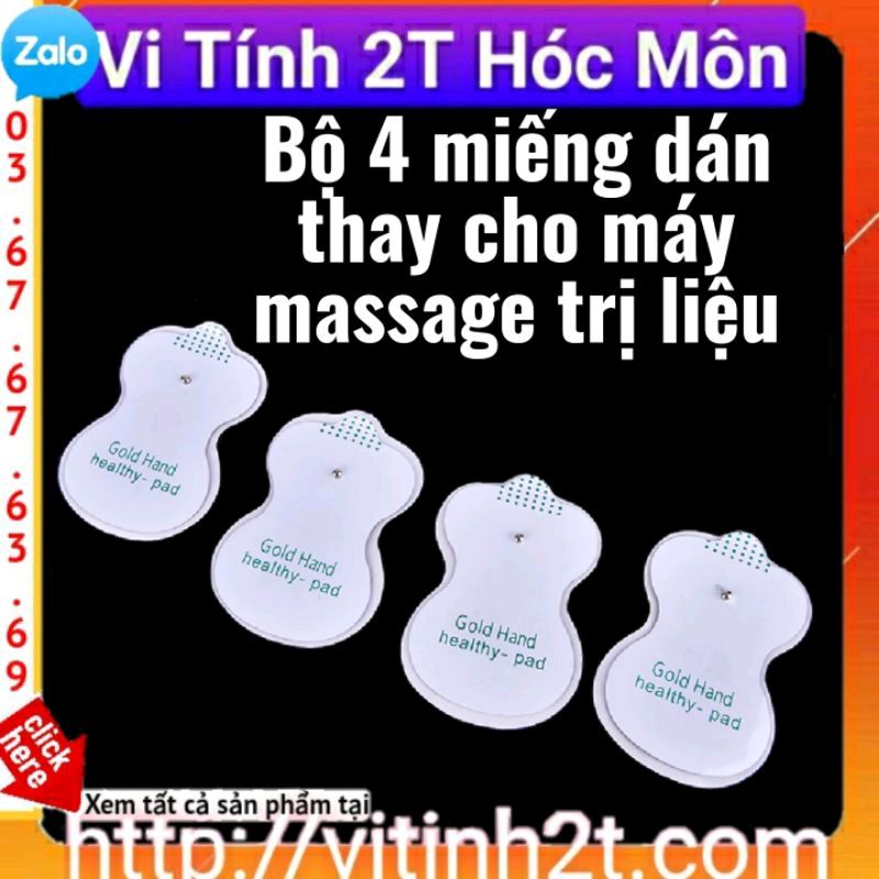 4 Miếng Dán Massage Xung Điện- massage trị liệu