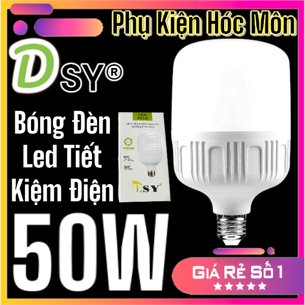 Bóng Đèn Trụ Bọc Nhôm DSY 50W | Búp Trụ DSY 50W Ánh Sáng Trắng | Đèn LED Trụ Tiết Kiệm Điện | Đèn LED Nhà Xưởng | Đèn LED Công Suất Cao | Đèn LED Chiếu Sáng Mạnh | Đèn Trụ Bọc Nhôm Tản Nhiệt | Đèn LED Chính Hãng | Đèn LED Bền Sáng | Đèn LED Giá Tốt | Đèn