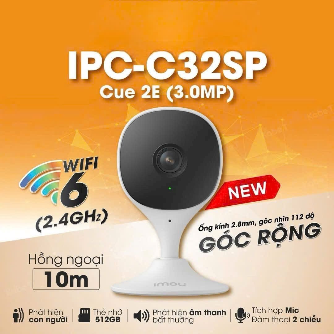 Camera Wifi imou 3.0mp IPC-C32SP 2K Chính Hãng