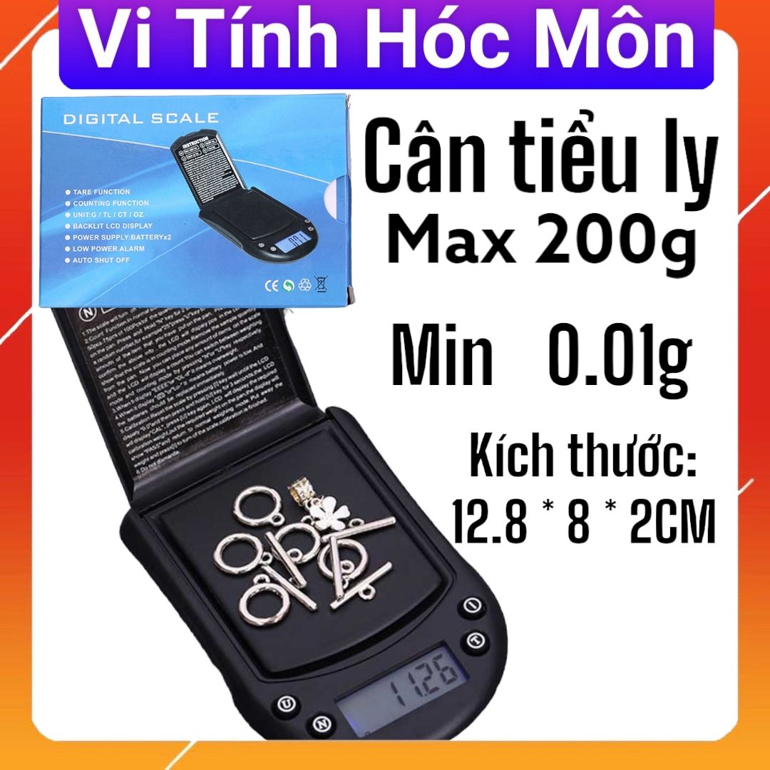 Cân tiểu ly 200g / 0,01g