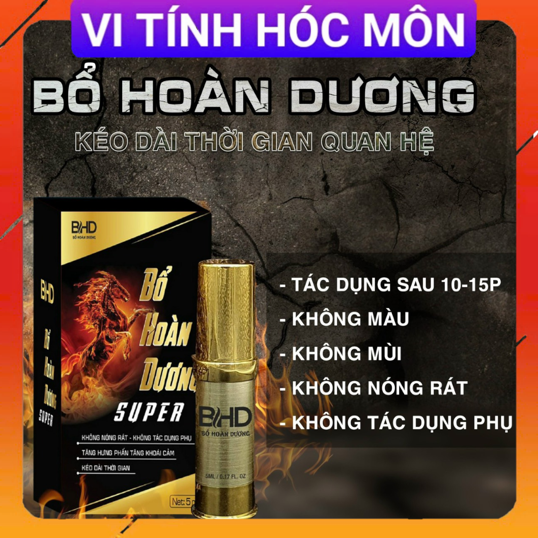 Chai Xịt Bổ Hoàn Dương Super Kéo Dài Thời Gian Quan Hệ An Toàn