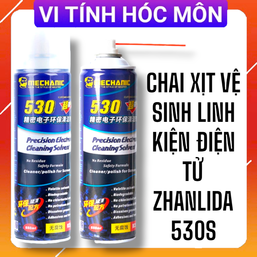 CHAI XỊT VỆ SINH LINH KIỆN ĐIỆN TỬ ZHANLIDA 530S