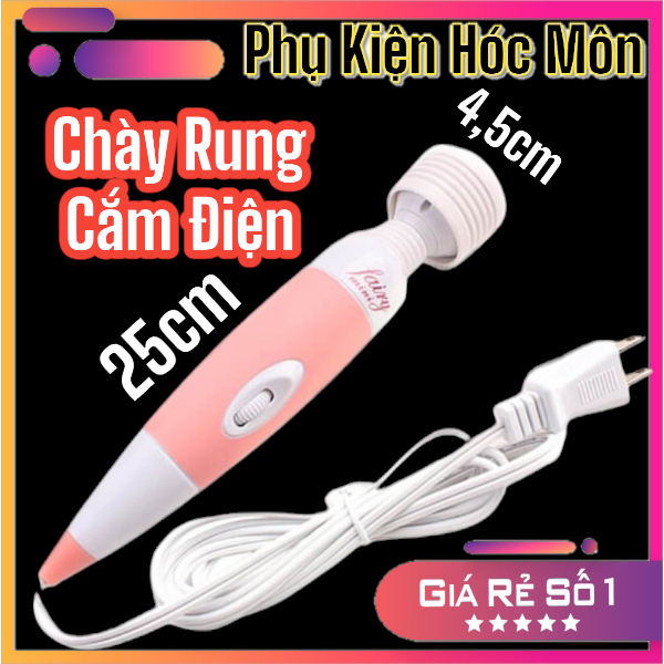 Chày rung massage toàn thân Ferity | Cắm điện trực tiếp tiện lợi | Công suất mạnh mẽ | Đầu rung cỡ trung | Giúp thư giãn cơ thể | Sản phẩm chính hãng, bền bỉ | Vi Tính Hóc Môn | Chày Rung Mạnh