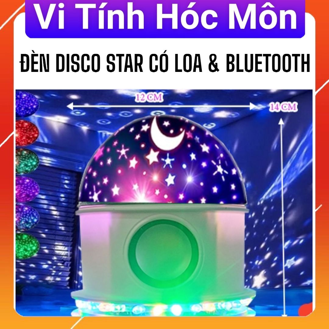 ĐÈN DISCO STAR CÓ LOA & BLUETOOTH