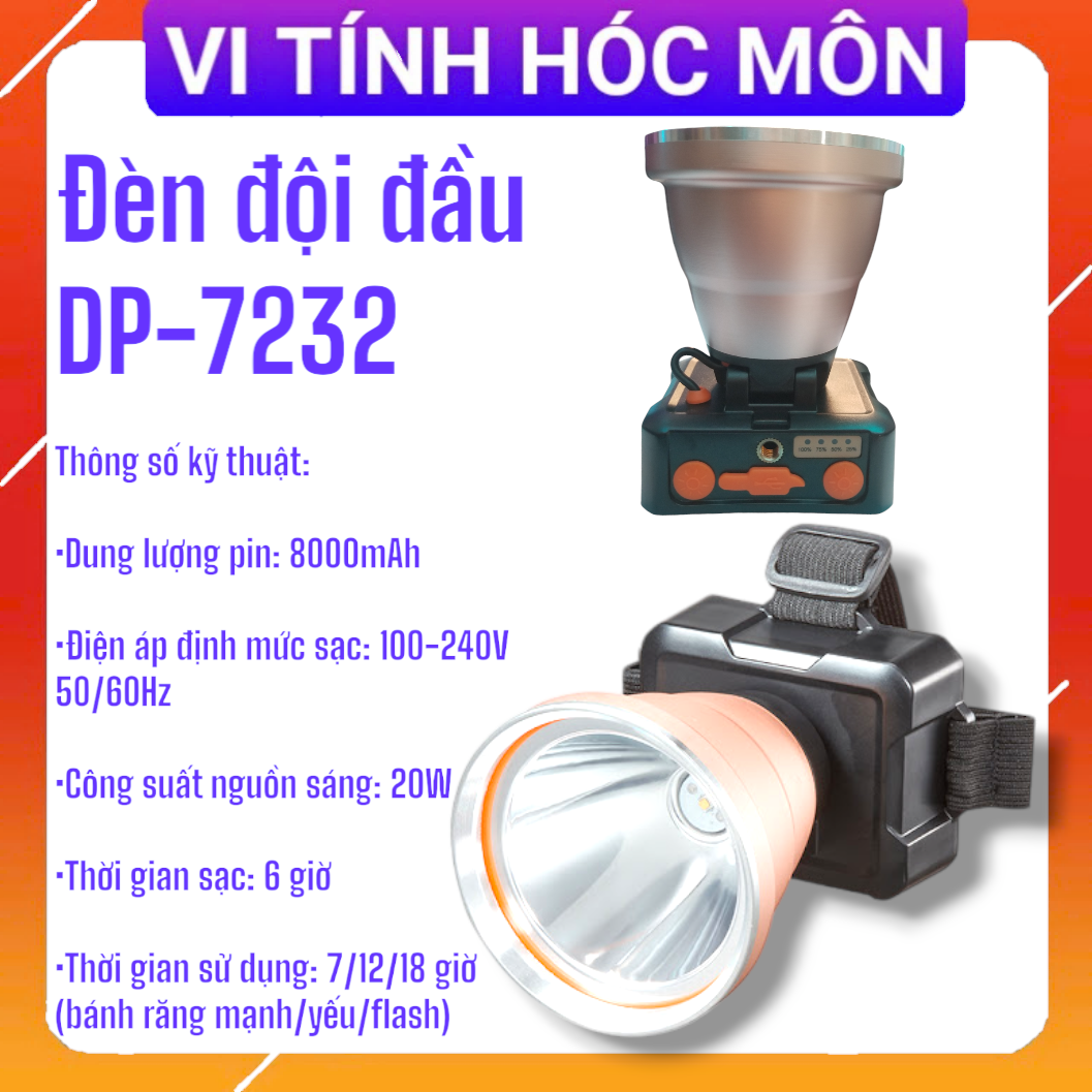 ĐÈN ĐỘI ĐẦU DP 7232