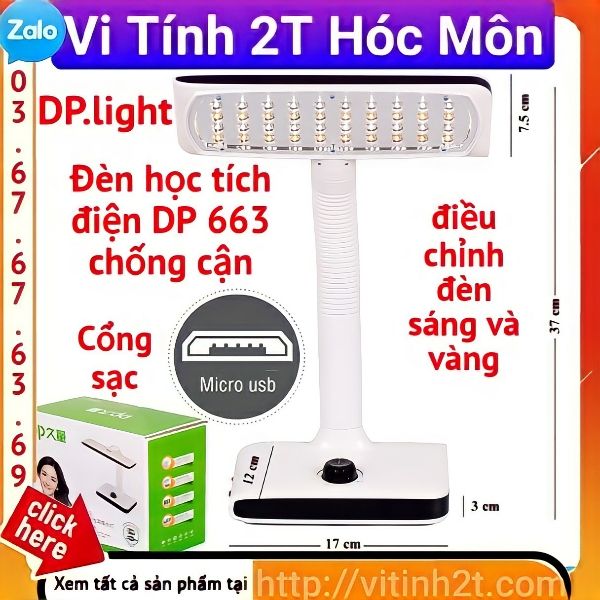 Đèn học để bàn chống cận DP Led-663