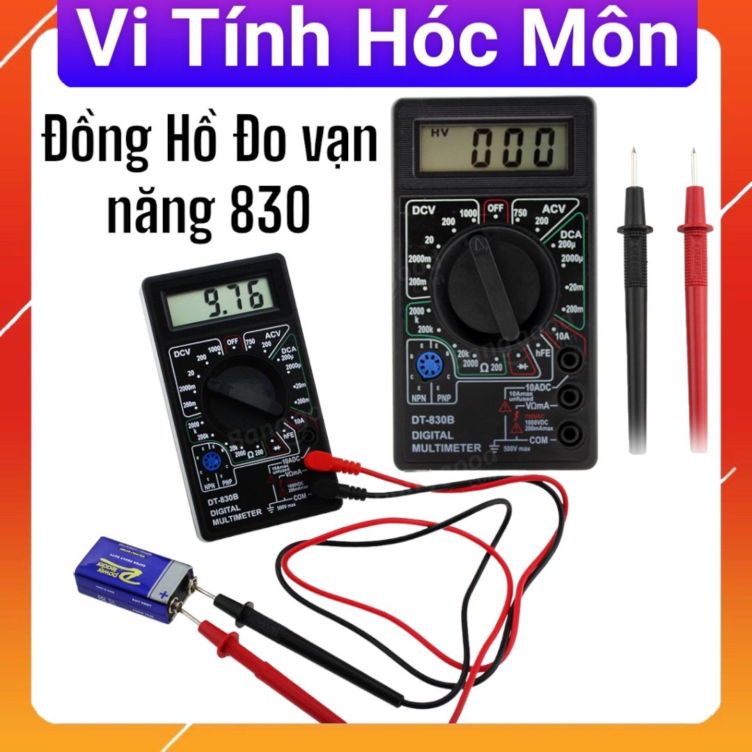 Đồng hồ đo vạn năng DT-830B - Đồng hồ đo điện DT-830b