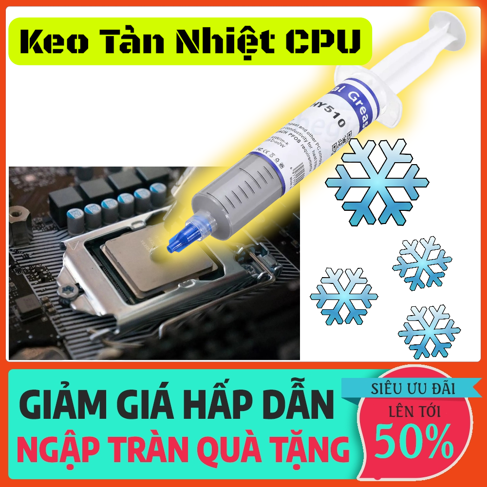 HY510 Keo Tản Nhiệt 30G | Keo Tản Nhiệt CPU GPU Hiệu Suất Cao | Keo Tản Nhiệt Silicone Grey HY510 | Keo Tản Nhiệt Ống Tiêm 30G Cho Máy Tính | Keo Tản Nhiệt Làm Mát Chip | Keo Tản Nhiệt Laptop PC | Thermal Paste HY510 Giá Rẻ | Keo Tản Nhiệt Tản Nhiệt Tốt |