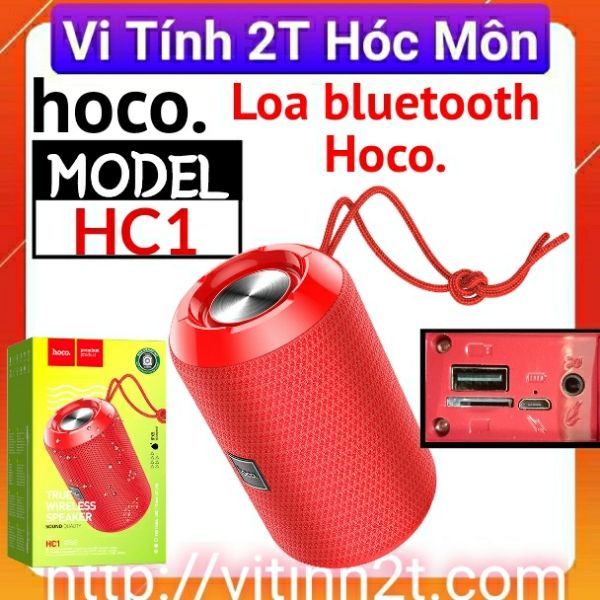 Loa bluetooth Mini Hoco HC1, Loa Không Dây Mini Chính Hãng Cho Máy Tính