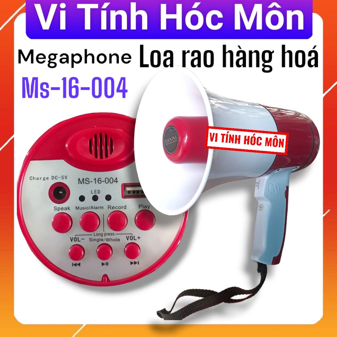 Loa phóng thanh MS-16-004 vi tính hóc môn, loa rao hàng loa bán hàng