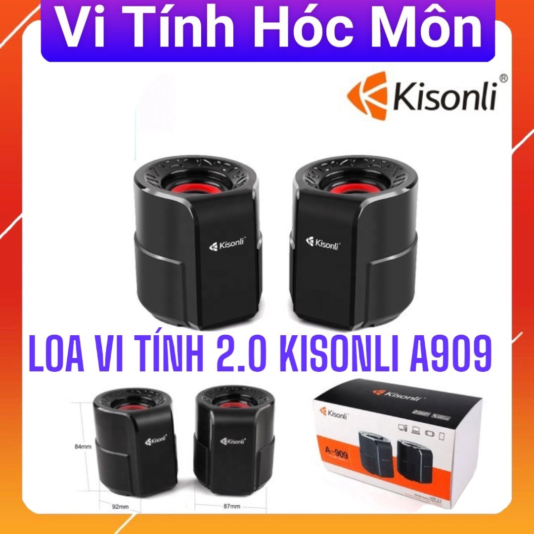 Loa vi tính 2.0 Kisonli A-909 - Hàng Chính Hãng