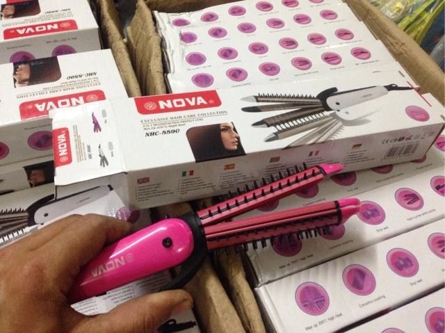 Lược điện đa năng Nova NHC-8890 3 trong 1