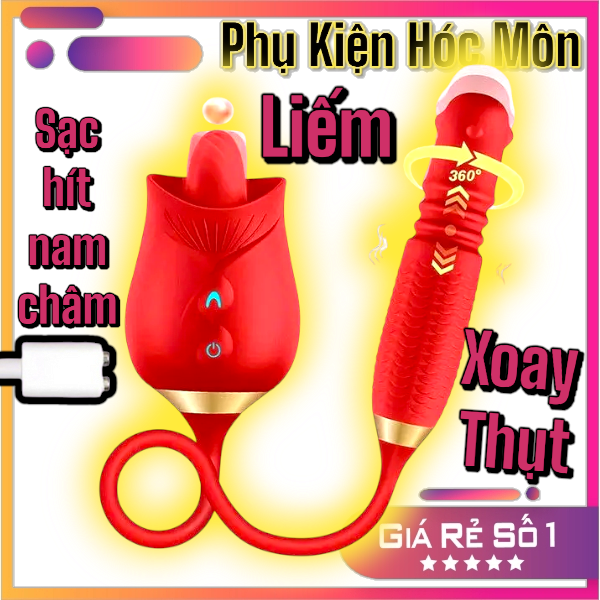 Lưỡi Liếm Hoa Hồng | Trứng Rung Thụt | Xoay Bi Kích Thích | Rung Mạnh | Siêu Phê | Cao Cấp | Cho Nữ | Kín Đáo | An Toàn | Chính Hãng | Đồ Chơi Tình Yêu | Vi Tính Hóc Môn
