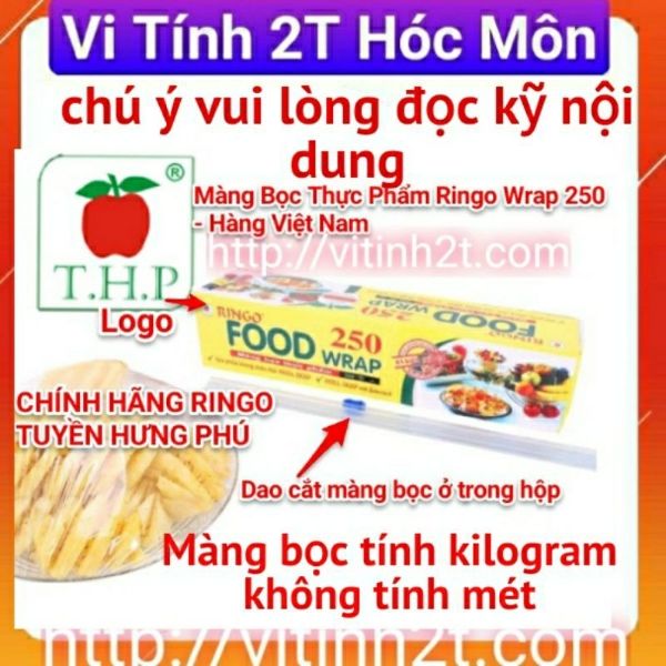 Màng Bọc Thực Phẩm Ringo Wrap 250 - Hàng Việt Nam.