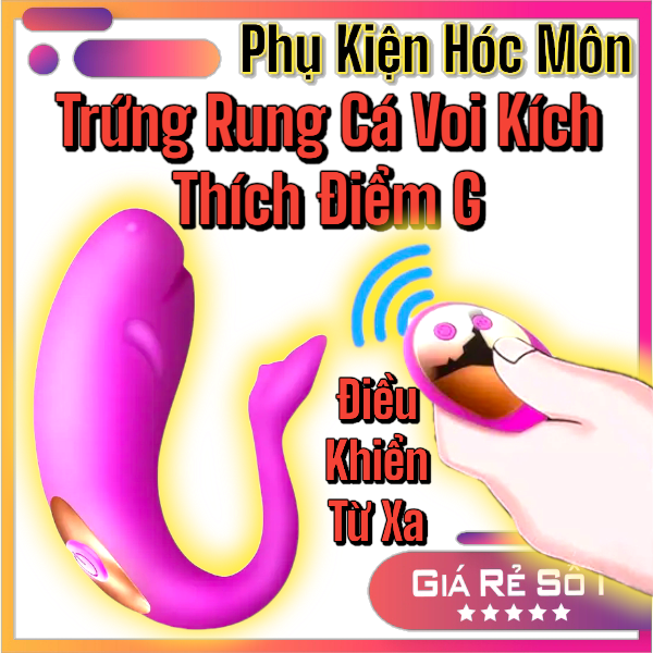 Máy rung cá heo kích thích điểm G có điều khiển | Máy rung cá voi nhỏ | Trứng Cá Voi Rung Massage Không Dây | Tăng khoái cảm khi yêu | Sản phẩm chính hãng | An toàn và bền bỉ | Đồ Chơi Tình Yêu | Vi Tính Hóc Môn | Trứng Rung Điểm G