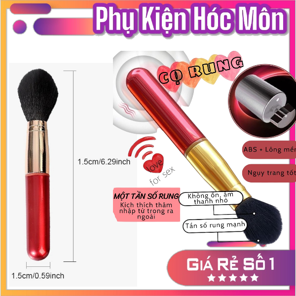 Máy Rung Cọ Makeup Girly Ngụy Trang 1 Chế Độ Sạc Pin | Rung Mạnh Êm Ái | Vi Tính Hóc Môn | Đồ Chơi Tình Yêu Hóc Môn | Sản Phẩm Cao Cấp Giá Tốt | Shop Uy Tín