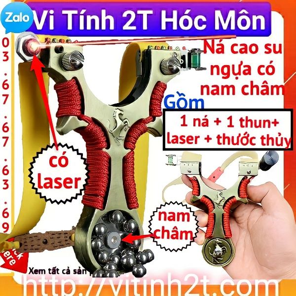 Ná Cao Su Ngựa Tặng Kèm Thun Và Laze Siêu Sáng