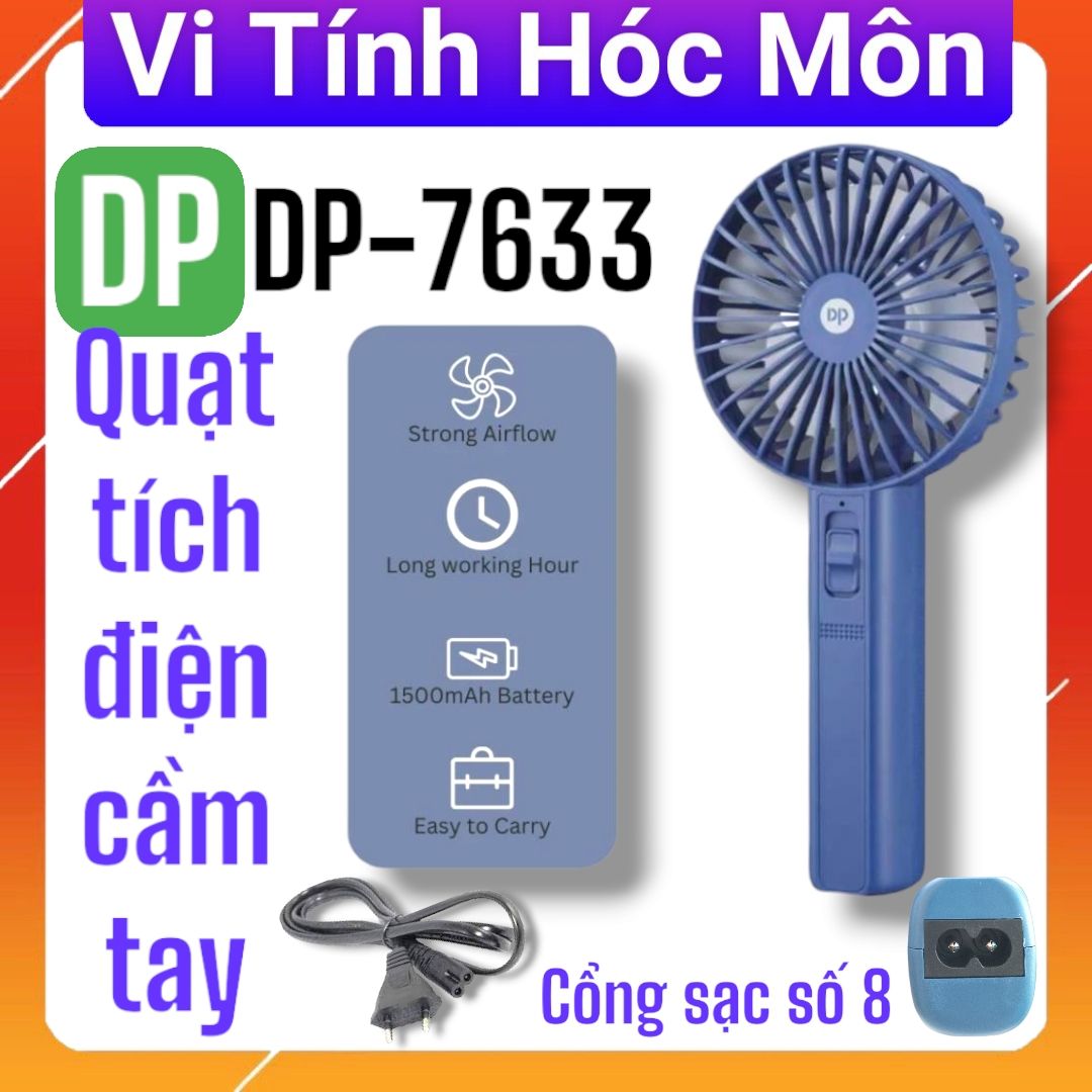 QUẠT SẠC CẦM TAY MINI DP-7633