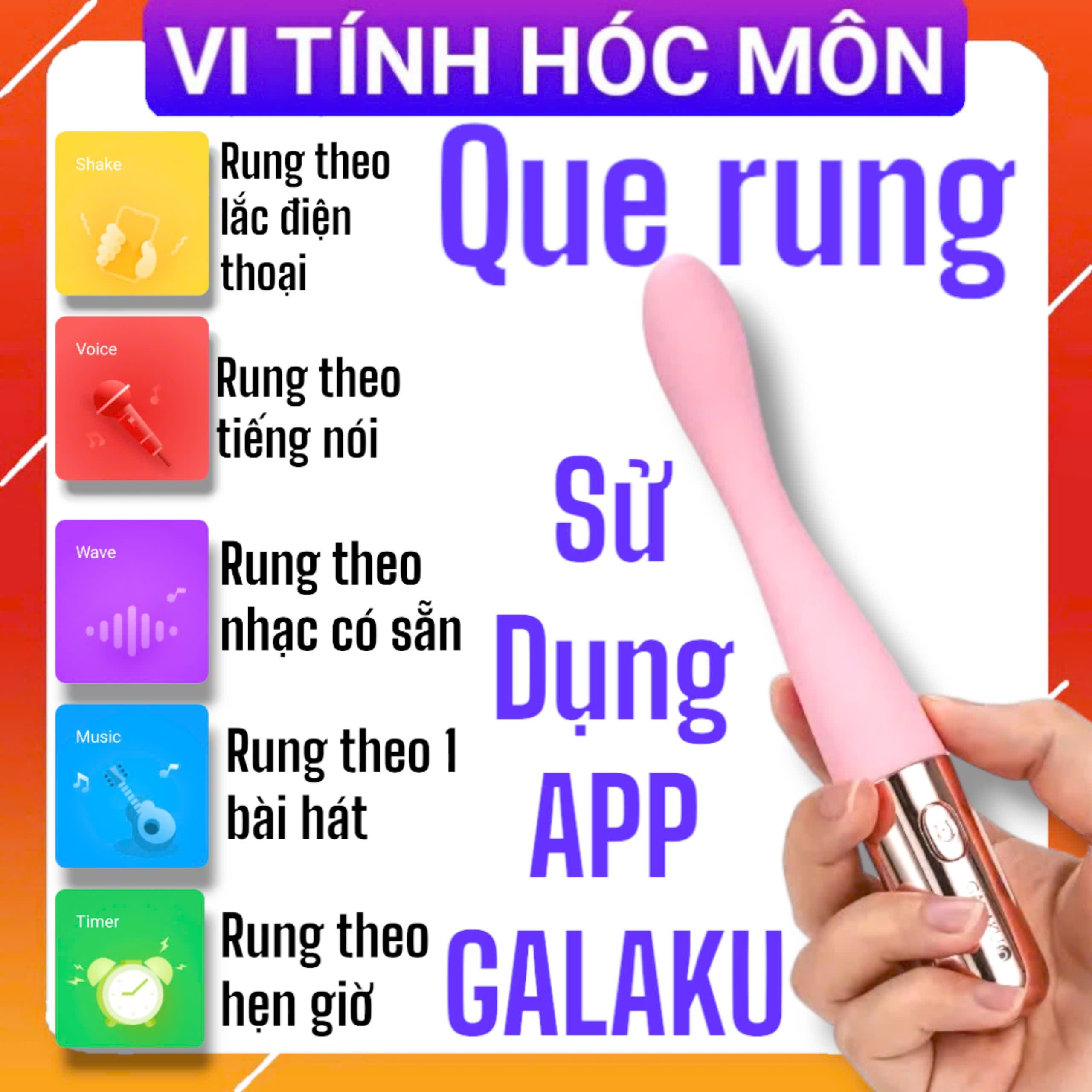 Que rung Galaku  sử dụng app Galaku Galaku Tide Lady G-Spot Heating Vibrating Toy Vibrator Shaker Heating Point Tide Pen G Point High Tide Vibration Female