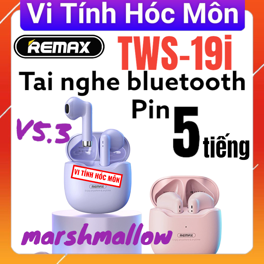 Remax TWS 19i Tai nghe bluetooth 2 bên pin 5 tiếng